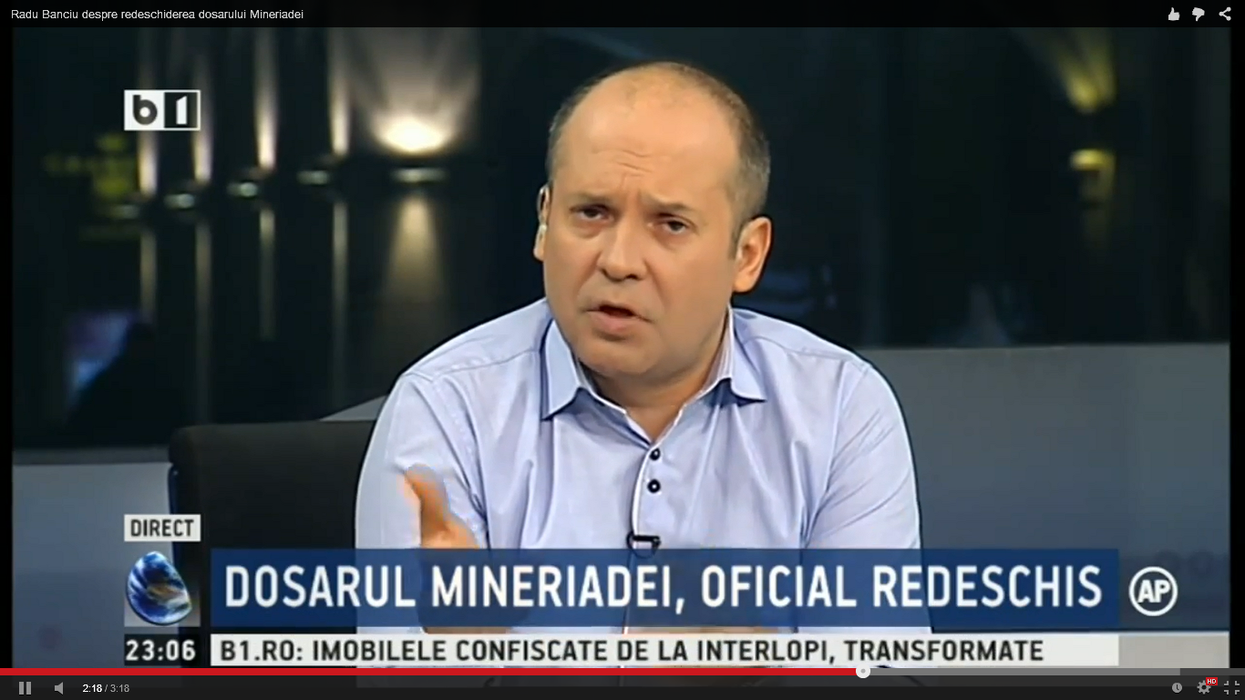 VIDEO: Radu Banciu îl vede condamnat pe viață pe Ion Iliescu