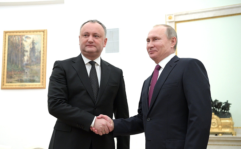 Dodon recunoaşte datoria Transnistriei la Gazprom de 6 miliarde de dolari ca fiind a Repubicii Moldova
