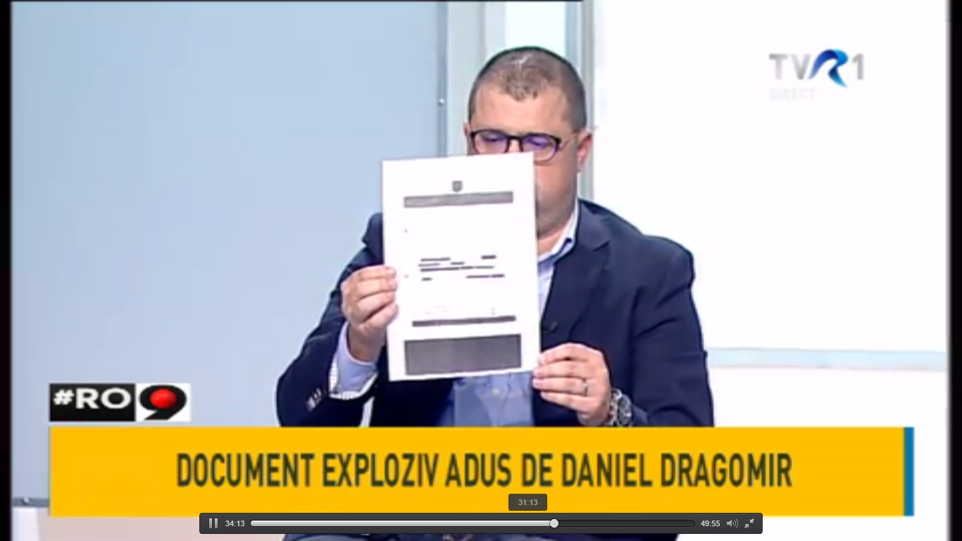Daniel Dragomir, noi documente despre Coldea și DNA