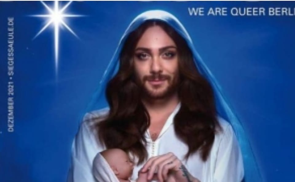 Vicarul eparhial al Arhiepiscopiei Târgoviște după ce un bărbat cu barbă, angajat al Parlamentului European, a realizat o ședință foto prezentându-se ca Fecioara Maria cu Pruncul: Caraghiosul sau demnul de milă și-a susținut năzbâtia, spunând că de ce nu am crede că Preasfânta Fecioară nu ar fi avut barbă, că nici Iisus nu a fost alb!? Vicarul eparhial al Arhiepiscopiei Târgoviște după ce un bărbat cu barbă, angajat al Parlamentului European, a realizat o ședință foto prezentându-se ca Fecioara Maria cu Pruncul: Caraghiosul sau demnul de milă și-a susținut năzbâtia, spunând că de ce nu am crede că Preasfânta Fecioară nu ar fi avut barbă, că nici Iisus nu a fost alb!?