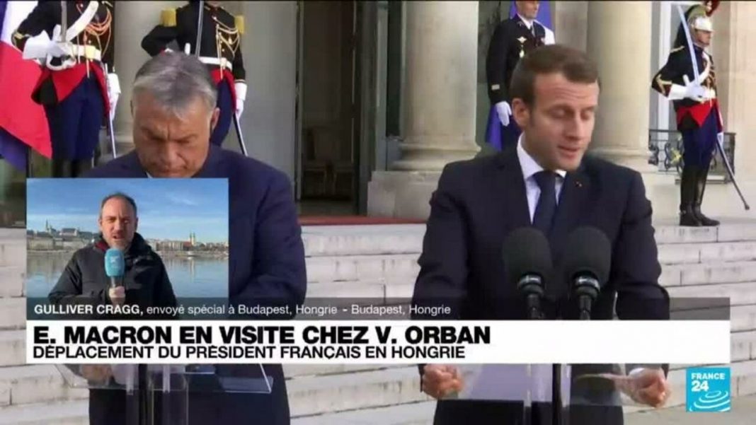 Macron la Budapesta/Viktor Orbán: În privinţa iubirii faţă de patrie, a consolidării Europei şi a problemelor legate de autonomia strategică europeană „va exista un acord cu domnul preşedinte Macron” Macron la Budapesta/Viktor Orbán: În privinţa iubirii faţă de patrie, a consolidării Europei şi a problemelor legate de autonomia strategică europeană „va exista un acord cu domnul preşedinte Macron”