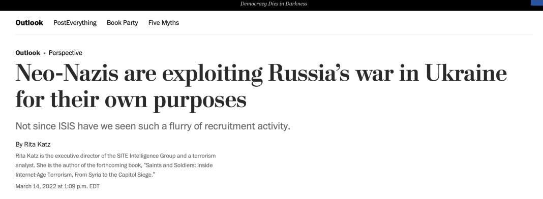 Washington Post: Neonaziștii se organizează să lupte pentru Ucraina. Hitler și glorie Ucrainei! Washington Post: Neonaziștii se organizează să lupte pentru Ucraina. Hitler și glorie Ucrainei!