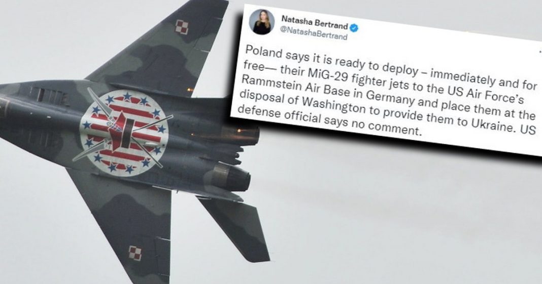 Americanii se spală pe mâini de MIG-urile poloneze pentru Ucraina Americanii se spală pe mâini de MIG-urile poloneze pentru Ucraina