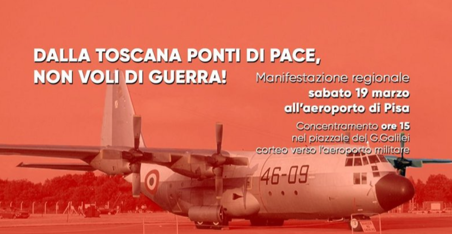 Sindicaliștii italieni din aeroportul din Pisa acuză că transporturile „umanitare” către Ucraina sunt, de fapt, cu armament Sindicaliștii italieni din aeroportul din Pisa acuză că transporturile „umanitare” către Ucraina sunt, de fapt, cu armament