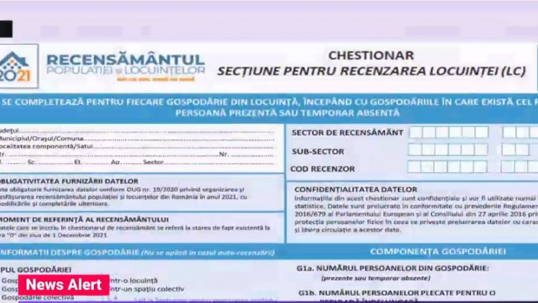 Coaliția pentru Apărarea Statului de Drept a sesizat Avocatul Poporului privind recensământul Coaliția pentru Apărarea Statului de Drept a sesizat Avocatul Poporului privind recensământul