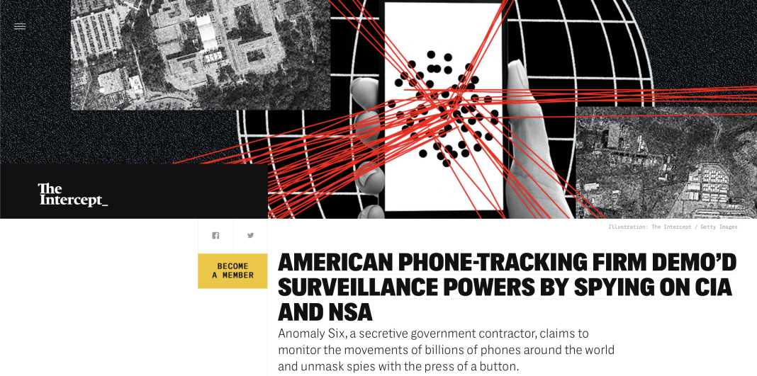 Un contractor al guvernului american deținut de 2 foști ofițeri de informații militare urmărește miliarde de telefoane din întreaga lume Un contractor al guvernului american deținut de 2 foști ofițeri de informații militare urmărește miliarde de telefoane din întreaga lume
