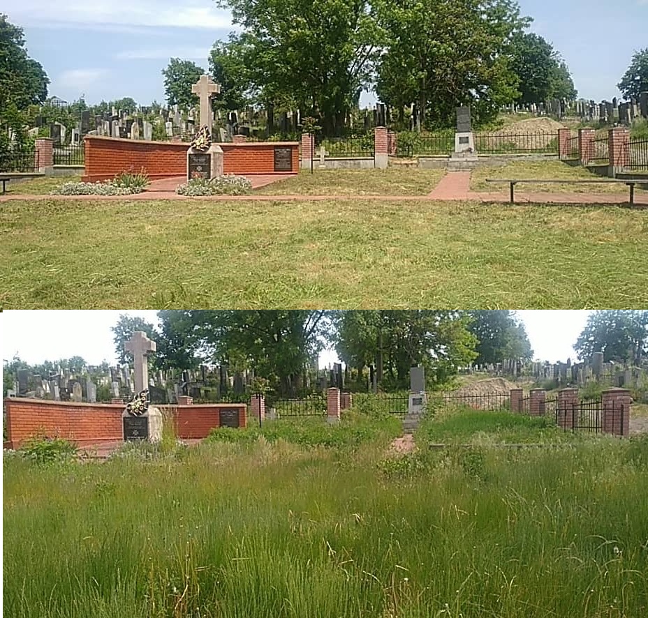 Memorialului ostașilor și martirilor români din Cernăuți lăsat de izbeliște/ Român din Bucovina: În condițiile actuale cu greu am făcut rost de câțiva litri de benzină (cu împrumut) și am reușit să cosesc la Memorialul Ostașilor Români din Cernăuți. Se apropie Ziua Eroilor și vom merge să aprindem o lumânare a recunoștinței Memorialului ostașilor și martirilor români din Cernăuți lăsat de izbeliște/ Român din Bucovina: În condițiile actuale cu greu am făcut rost de câțiva litri de benzină (cu împrumut) și am reușit să cosesc la Memorialul Ostașilor Români din Cernăuți. Se apropie Ziua Eroilor și vom merge să aprindem o lumânare a recunoștinței