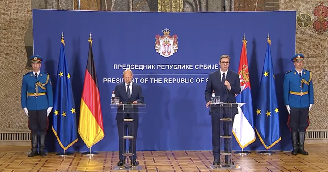 Cancelarul German i-a cerut la Belgrad președintelui Serbiei sancțiuni împotriva Rusiei. Vučić: Nu se poate Cancelarul German i-a cerut la Belgrad președintelui Serbiei sancțiuni împotriva Rusiei. Vučić: Nu se poate