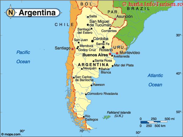 Argentina cere Insulele Falkland (Malvine) de la Marea Britanie Argentina cere Insulele Falkland (Malvine) de la Marea Britanie