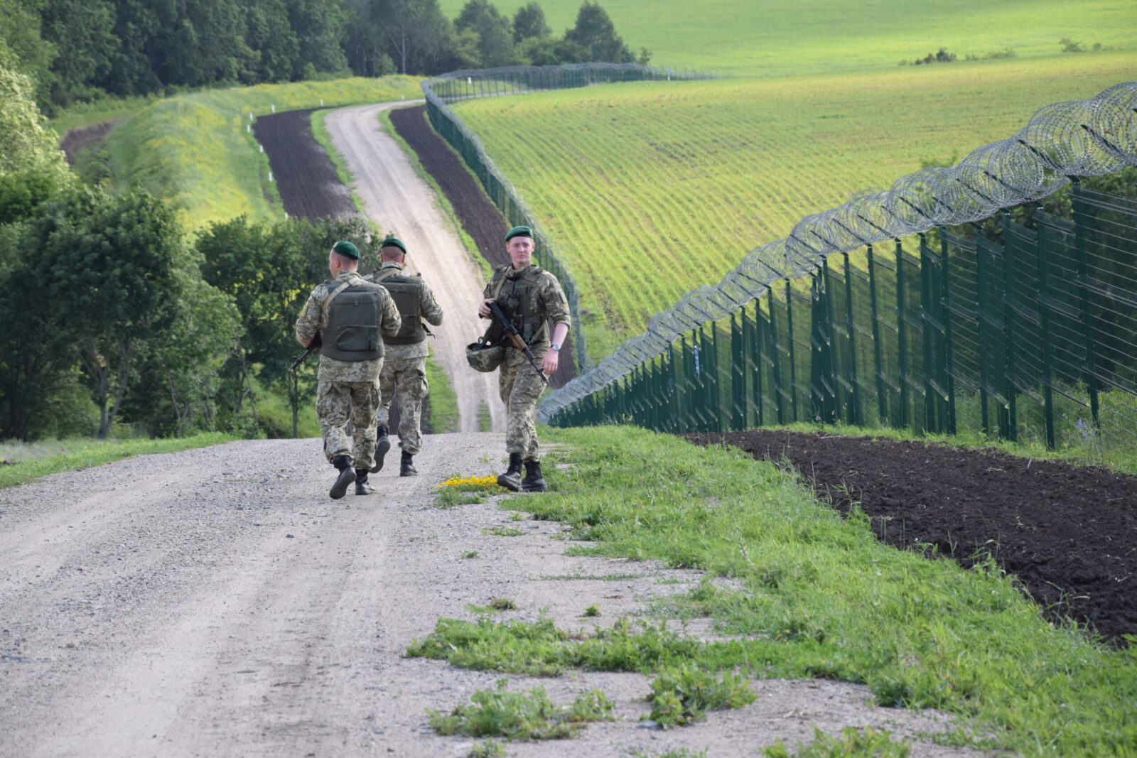 Ukraine,,Kharkov,Region,-,2019.,Ukrainian,Border,Guards,Patrolling,The