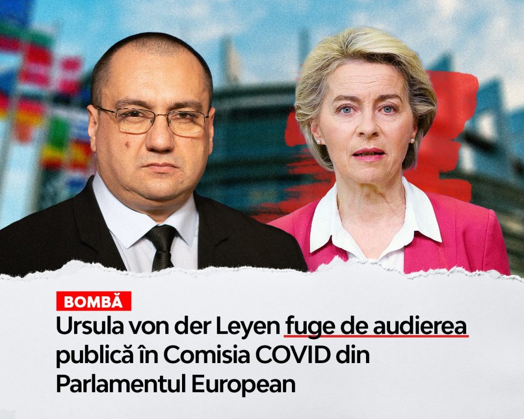 Europarlamentarul Terheș: Ursula von der Leyen fuge de audierea publică în Comisia COVID din Parlamentul European! Europarlamentarul Terheș: Ursula von der Leyen fuge de audierea publică în Comisia COVID din Parlamentul European!