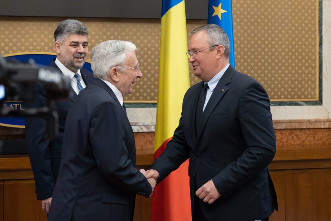 Ciucă, despre discuţia cu guvernatorul BNR Mugur Isărescu şi premierul Marcel Ciolacu: Plan de acţiune pentru încadrarea în ţinta de deficit de 4,4%, măsuri pentru reducerea ratei inflaţiei la 8% şi un plan de investiţii de 250 miliarde lei Ciucă, despre discuţia cu guvernatorul BNR Mugur Isărescu şi premierul Marcel Ciolacu: Plan de acţiune pentru încadrarea în ţinta de deficit de 4,4%, măsuri pentru reducerea ratei inflaţiei la 8% şi un plan de investiţii de 250 miliarde lei