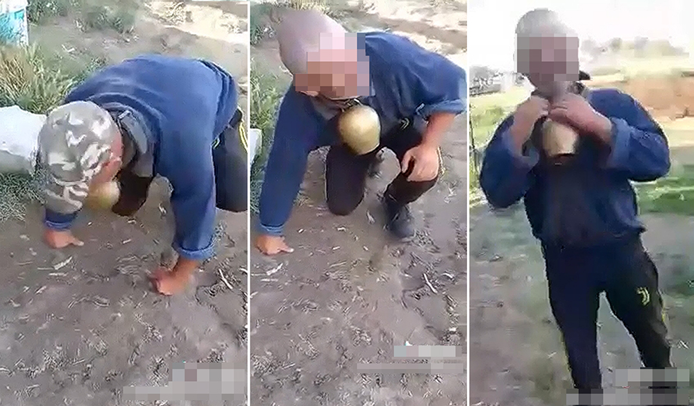 Un consilier PSD a umilit un cioban: i-a legat o talangă de gât, l-a pus în genunchi și l-a obligat să facă ca berbecul Un consilier PSD a umilit un cioban: i-a legat o talangă de gât, l-a pus în genunchi și l-a obligat să facă ca berbecul