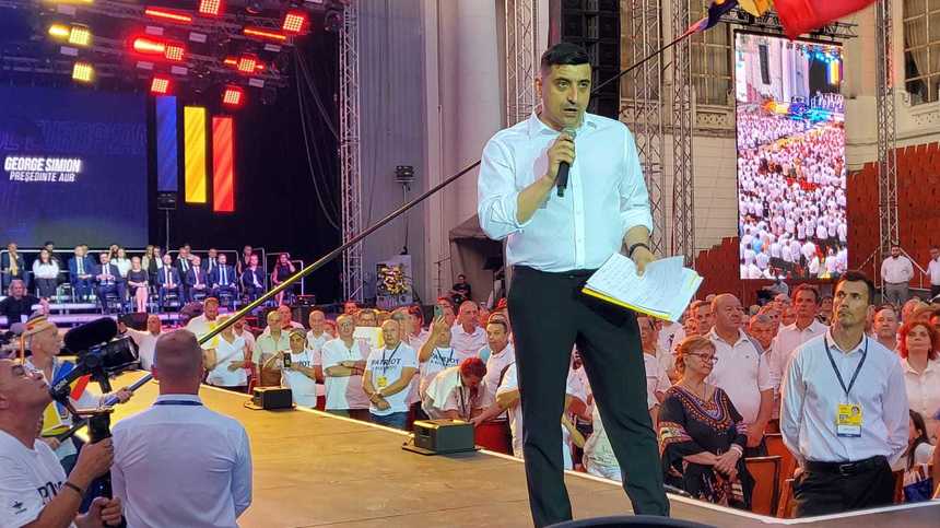 George Simion anunță prima măsură a AUR când va ajunge la guvernare George Simion anunță prima măsură a AUR când va ajunge la guvernare