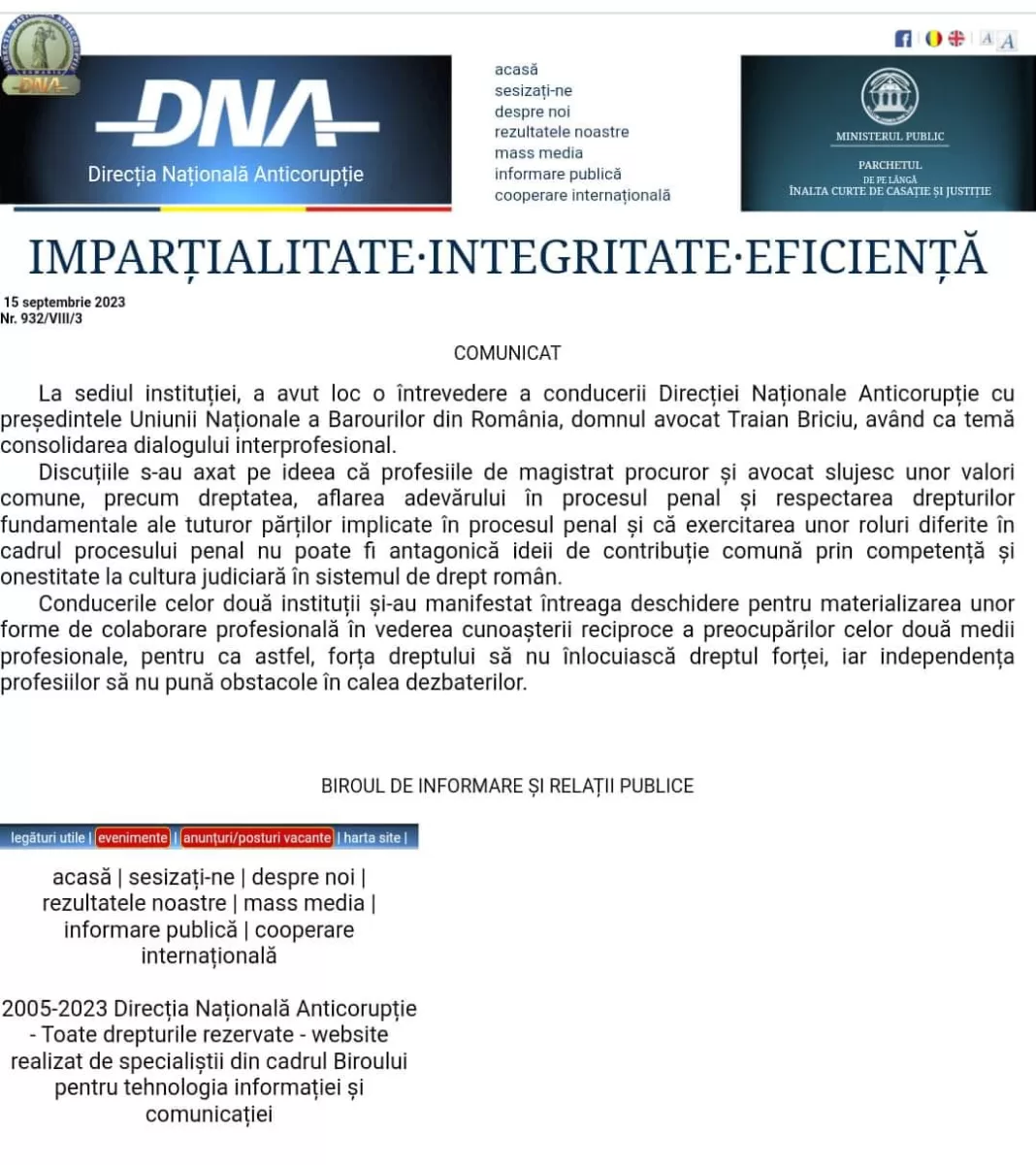 Avocata Elena Radu: S-a dus președintele „tuturor” avocaților la DNA și s-a „pupat” cu ei Avocata Elena Radu: S-a dus președintele „tuturor” avocaților la DNA și s-a „pupat” cu ei