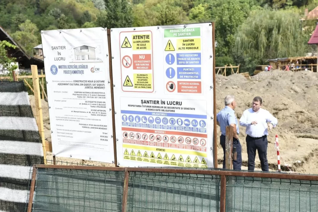 ÎN ȘIȘEȘTI SE CONSTRUIEȘTE UN NOU CĂMIN CULTURAL ÎN ȘIȘEȘTI SE CONSTRUIEȘTE UN NOU CĂMIN CULTURAL