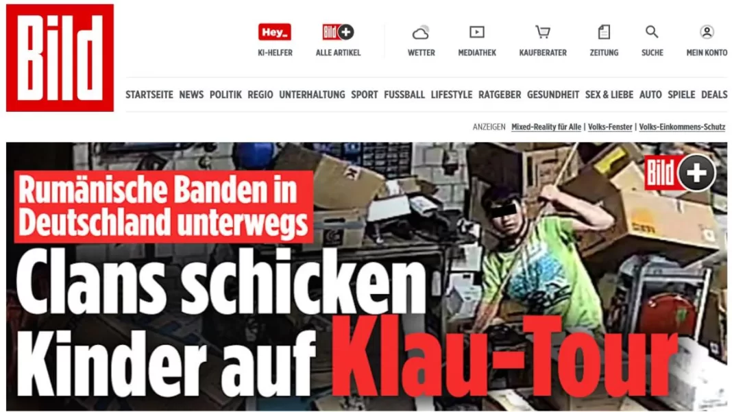 Bild: Bandele de români au speriat Germania Bild: Bandele de români au speriat Germania