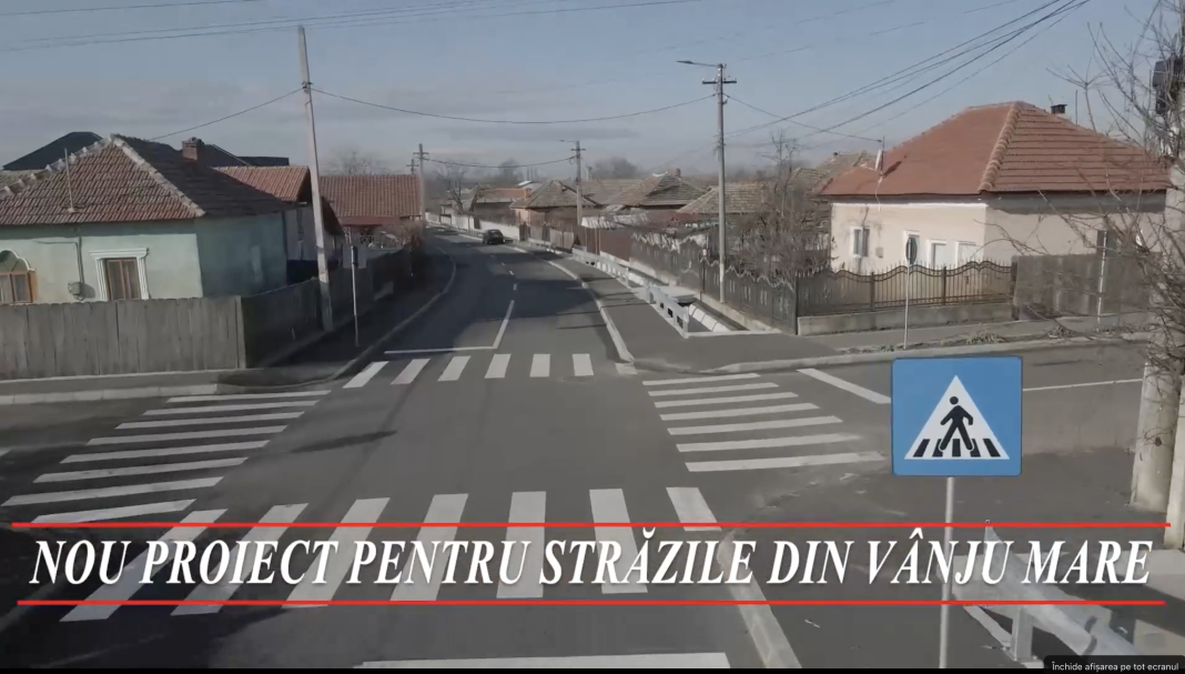 NOU CONTRACT DE FINANȚARE PENTRU MODERNIZAREA STRĂZILOR DIN VÂNJU MARE NOU CONTRACT DE FINANȚARE PENTRU MODERNIZAREA STRĂZILOR DIN VÂNJU MARE
