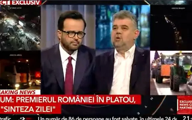 Ciolacu: Protestele fermierilor şi ale transportatorilor sunt „îndreptăţite”. Este o frustrare acumulată: am avut pandemia, a fost criza energetică, a pornit războiul, a fost o afluenţă de marfă din Ucraina pe teritoriul României, a fost un preţ, pe emoţie, un preţ mare, pe urmă a scăzut preţul, inputurile pe care fermierii le-au cumpărat anul trecut le-au cumpărat foarte scump Ciolacu: Protestele fermierilor şi ale transportatorilor sunt „îndreptăţite”. Este o frustrare acumulată: am avut pandemia, a fost criza energetică, a pornit războiul, a fost o afluenţă de marfă din Ucraina pe teritoriul României, a fost un preţ, pe emoţie, un preţ mare, pe urmă a scăzut preţul, inputurile pe care fermierii le-au cumpărat anul trecut le-au cumpărat foarte scump