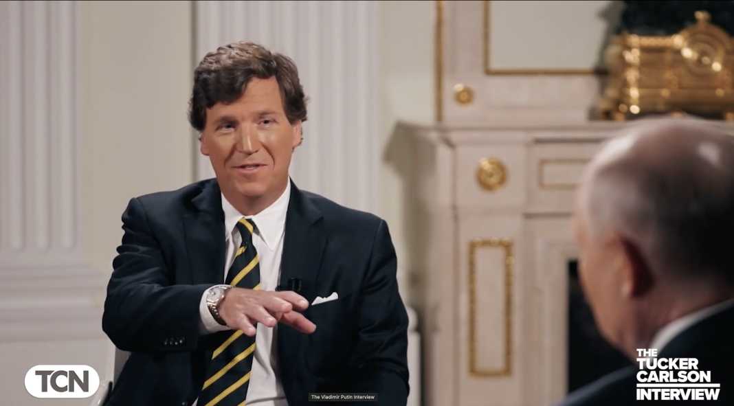 50 milioane de vizualizări in 4 ore pentru interviul Tucker Carlson-Putin 50 milioane de vizualizări in 4 ore pentru interviul Tucker Carlson-Putin