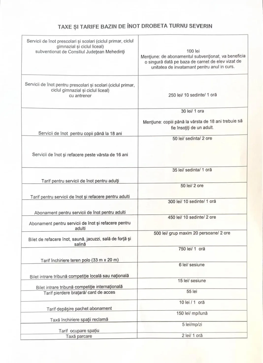 CJ Mehedinți și primăriile din județ vor subvenționa abonamentul si transportul preșcolarilor și elevilor la noul Bazin de Înot CJ Mehedinți și primăriile din județ vor subvenționa abonamentul si transportul preșcolarilor și elevilor la noul Bazin de Înot