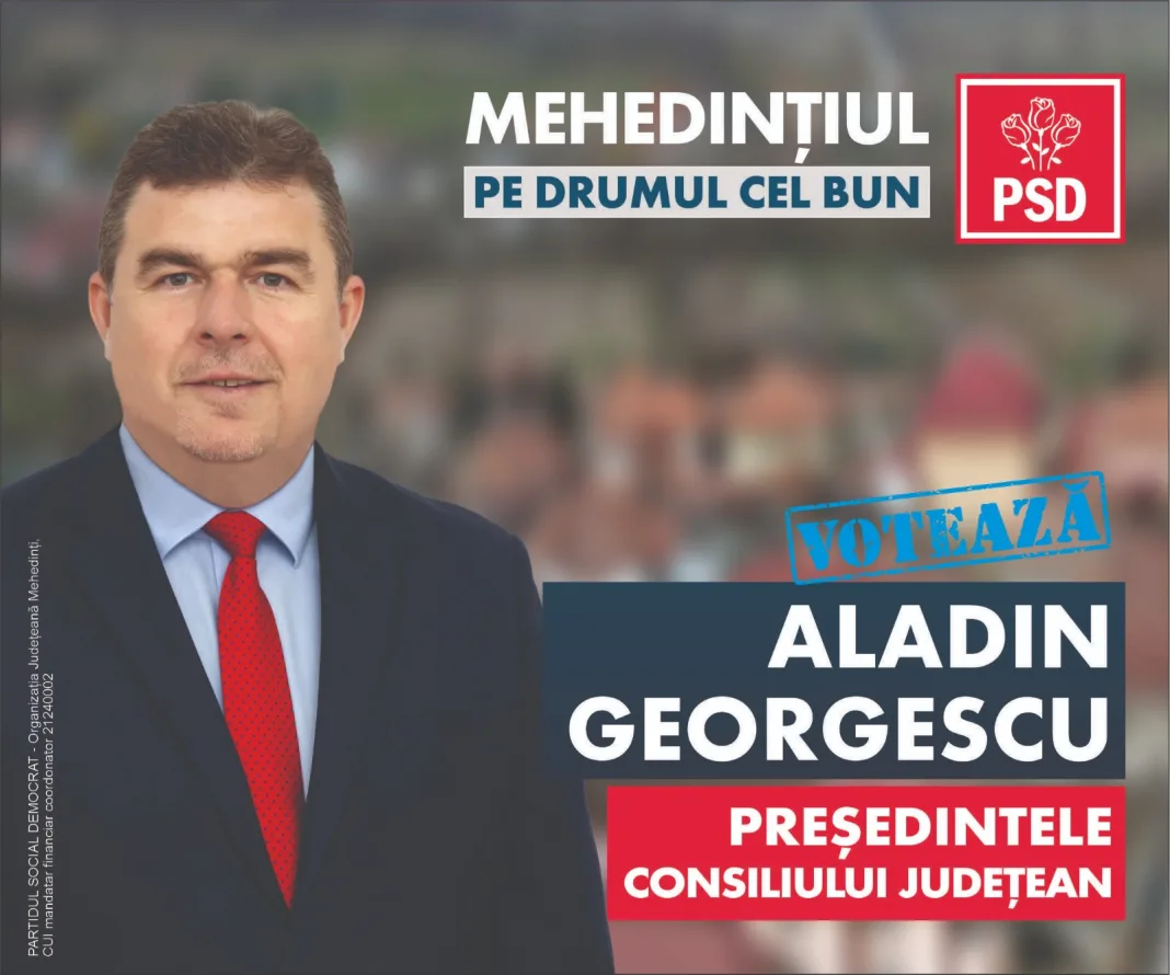VIDEO/Aladin Georgescu, șeful CJ Mehedinți și candidat PSD pentru un nou mandat: Mi-am propus ca investițiile în sănătate să aducă în județul Mehedinți, cele mai mai moderne servicii pentru tratarea pacienților și cele mai bune condiții de lucru pentru personalul medical VIDEO/Aladin Georgescu, șeful CJ Mehedinți și candidat PSD pentru un nou mandat: Mi-am propus ca investițiile în sănătate să aducă în județul Mehedinți, cele mai mai moderne servicii pentru tratarea pacienților și cele mai bune condiții de lucru pentru personalul medical