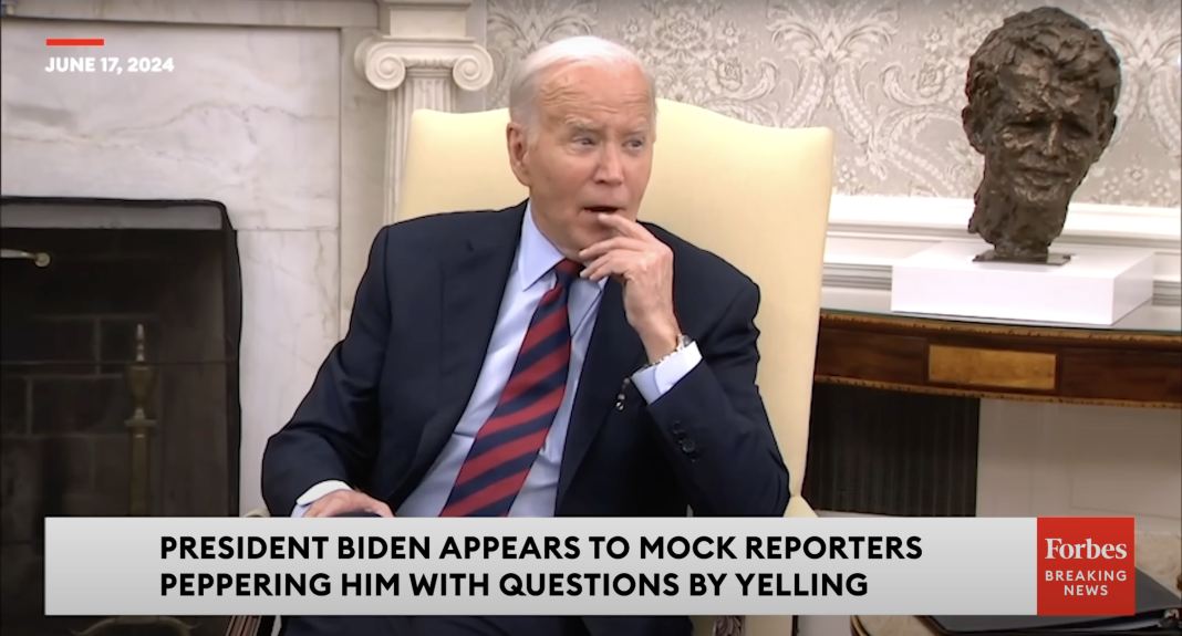 VIDEO/Scene hilare cu Biden: Sunete de neînțeles și apoi țipete VIDEO/Scene hilare cu Biden: Sunete de neînțeles și apoi țipete