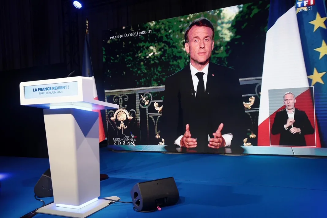 Macron nu s-a adresat francezilor in seara alegerilor Macron nu s-a adresat francezilor in seara alegerilor