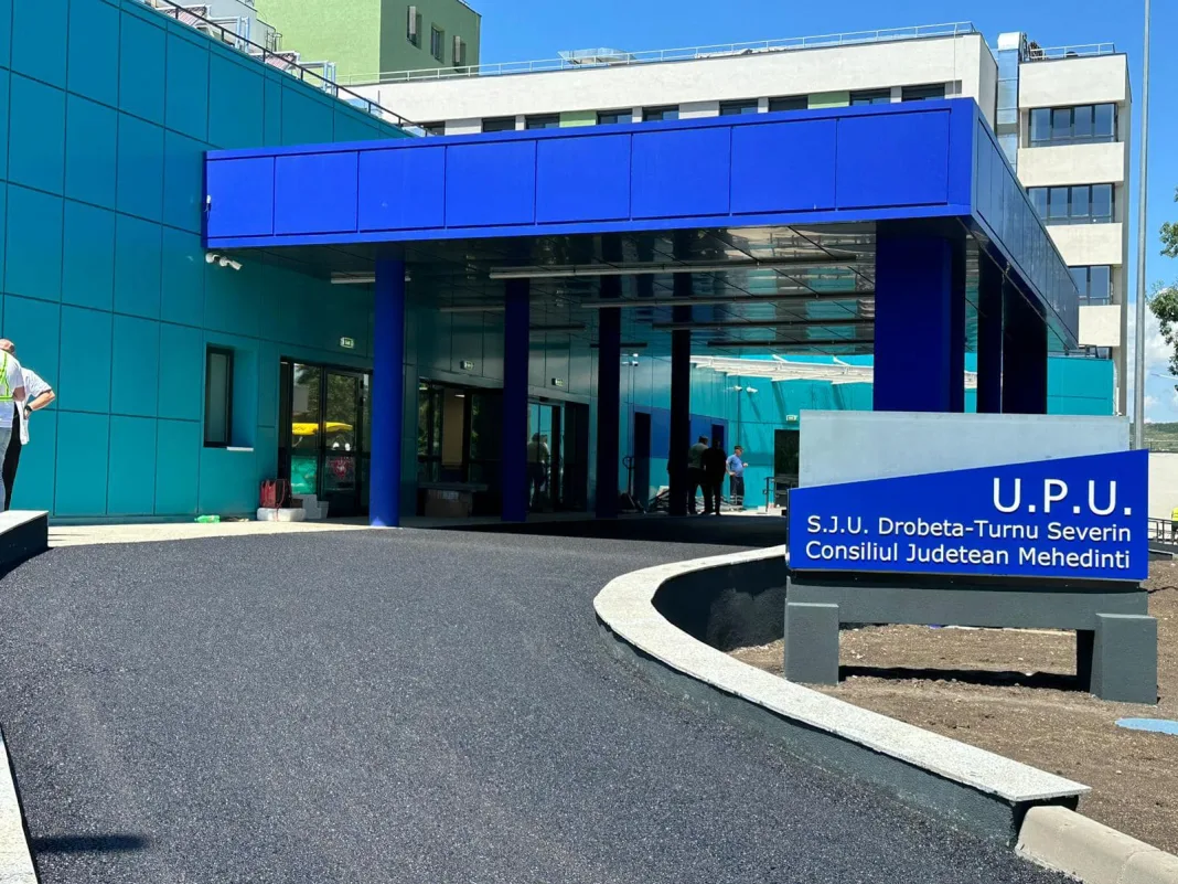 NOUA UNITATE DE PRIMIRI URGENȚE DE LA SPITALUL JUDEȚEAN DROBETA TURNU SEVERIN, APROAPE DE FINALUL LUCRĂRILOR NOUA UNITATE DE PRIMIRI URGENȚE DE LA SPITALUL JUDEȚEAN DROBETA TURNU SEVERIN, APROAPE DE FINALUL LUCRĂRILOR