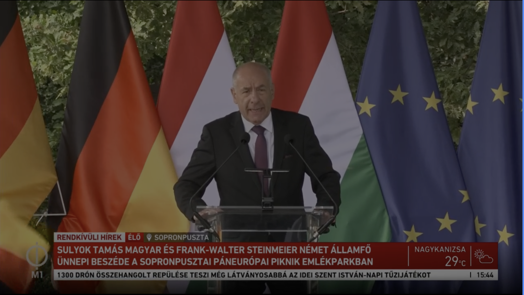 Președintele ungar către omologul său german: O alianţă europeană a unor state naţionale independente Președintele ungar către omologul său german: O alianţă europeană a unor state naţionale independente
