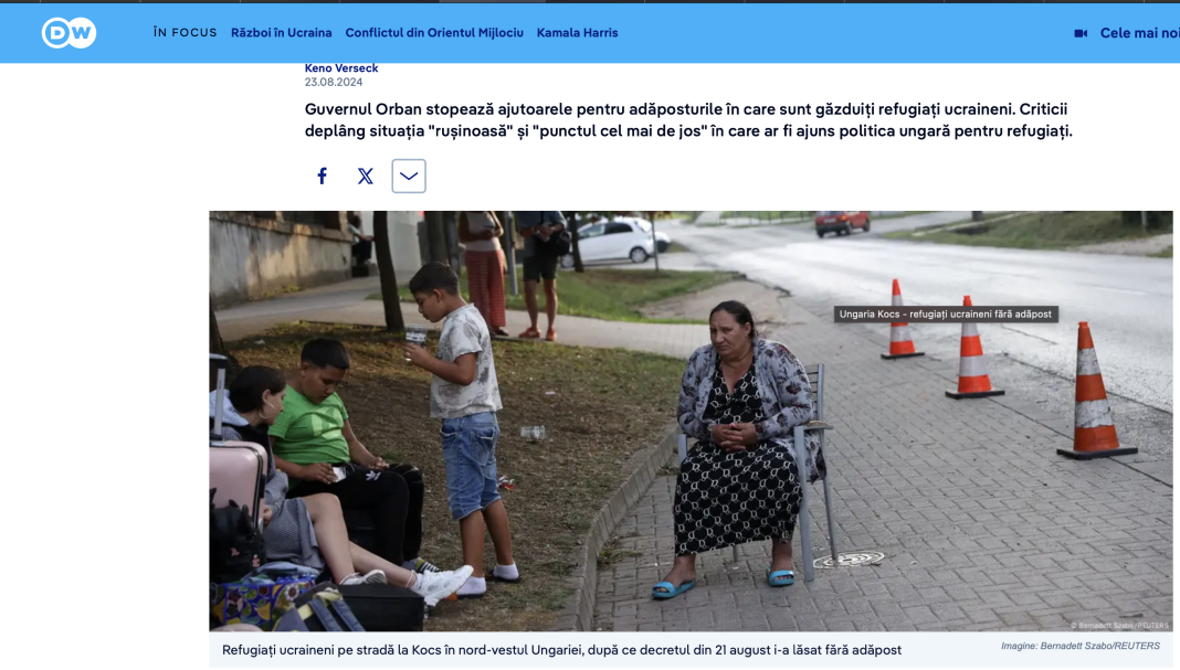 Ungaria stopează ajutoarele pentru refugiații ucrainieni care nu provin din zone de război Ungaria stopează ajutoarele pentru refugiații ucrainieni care nu provin din zone de război