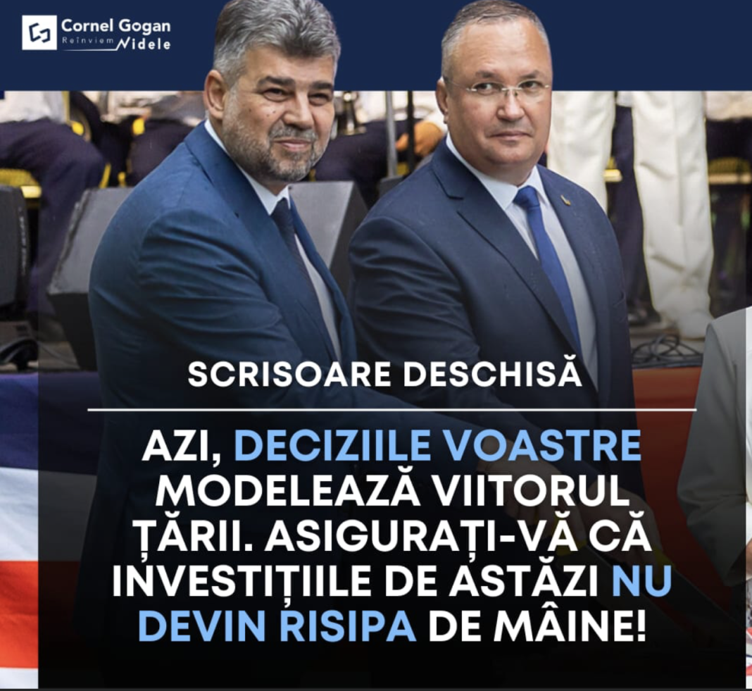 Primarul PNL ales în Videle, scrisoare către Ciolacu și Ciucă, semnează „Un antreprenor cu salariile neplătite de 20 de zile”: Câte vise veți ruina și câte familii veți duce în situația de a nu mai putea trăi? Primarul PNL ales în Videle, scrisoare către Ciolacu și Ciucă, semnează „Un antreprenor cu salariile neplătite de 20 de zile”: Câte vise veți ruina și câte familii veți duce în situația de a nu mai putea trăi?