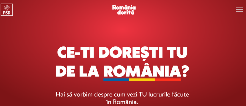 Marcel Ciolacu lansează o platformă program de dezvoltare a României pentru următorii 4 ani, intitulată ”Româniadorită” Marcel Ciolacu lansează o platformă program de dezvoltare a României pentru următorii 4 ani, intitulată ”Româniadorită”