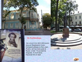 Primarul din Odessa a refuzat să demoleze monumentul lui Pușkin Primarul din Odessa a refuzat să demoleze monumentul lui Pușkin