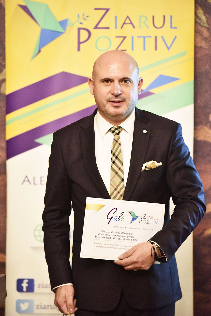 Gala Ziarul Pozitiv – “Premiul pentru contribuția la capitalizarea și expansiunea companiilor românești” Gala Ziarul Pozitiv – “Premiul pentru contribuția la capitalizarea și expansiunea companiilor românești”