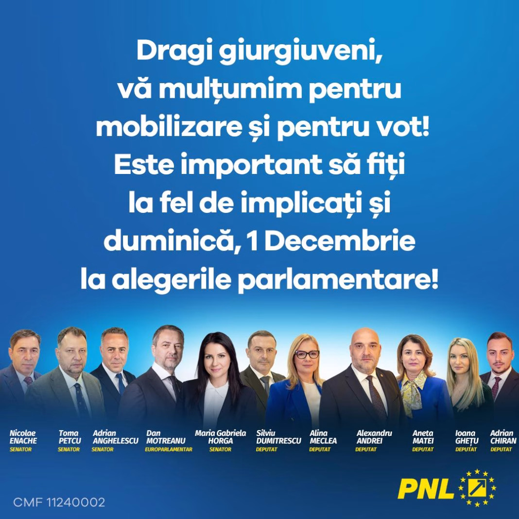 Dan Motreanu, liderul PNL Giurgiu: În ultimii 4 ani, echipa liberală din județul Giurgiu a obținut pentru județ fonduri europene și naționale în valoare de un miliard de euro. Venim acum în fața cetățenilor cu o echipă puternică pentru Parlamentul României, care va susține eforturile administrației locale liberale Dan Motreanu, liderul PNL Giurgiu: În ultimii 4 ani, echipa liberală din județul Giurgiu a obținut pentru județ fonduri europene și naționale în valoare de un miliard de euro. Venim acum în fața cetățenilor cu o echipă puternică pentru Parlamentul României, care va susține eforturile administrației locale liberale