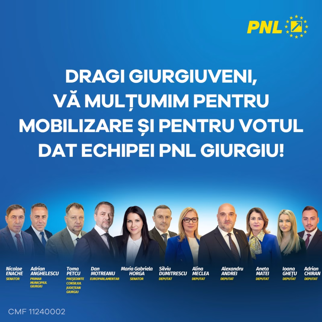Gabriela Horga, candidat PNL Giurgiu la Senat: Suntem pe primul loc în Giurgiu și suntem singura filială PNL care a câștigat alegerile Gabriela Horga, candidat PNL Giurgiu la Senat: Suntem pe primul loc în Giurgiu și suntem singura filială PNL care a câștigat alegerile