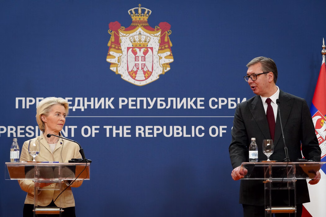 Leyen la Belgrad: Serbia nu va putea adera la UE fără a impune sancțiuni Rusiei Leyen la Belgrad: Serbia nu va putea adera la UE fără a impune sancțiuni Rusiei