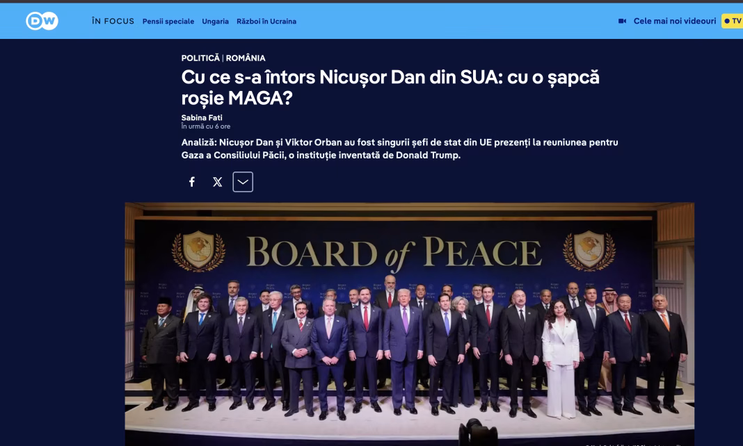 Deutsche Welle îl desființează pe Nicușor după vizita in SUA: Vrea România să meargă cu Statele Unite orice-ar fi? Și atunci când americanii își dau mâna cu rușii? Deutsche Welle îl desființează pe Nicușor după vizita in SUA: Vrea România să meargă cu Statele Unite orice-ar fi? Și atunci când americanii își dau mâna cu rușii?