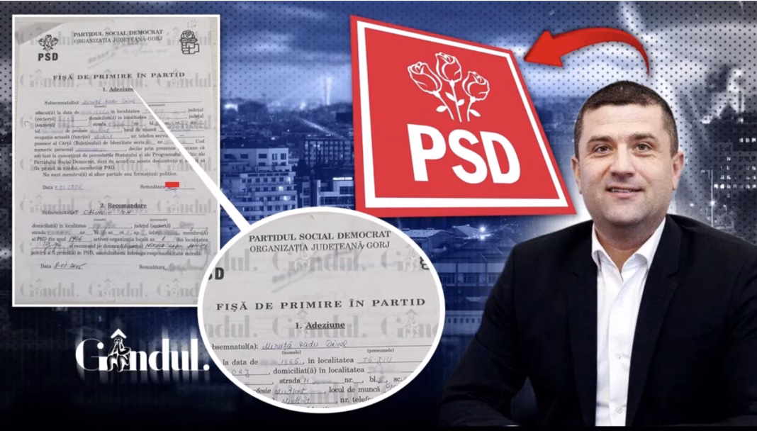 Dovada că Miruță de la Apărare/USR a fost membru PSD. De 2 ori Dovada că Miruță de la Apărare/USR a fost membru PSD. De 2 ori