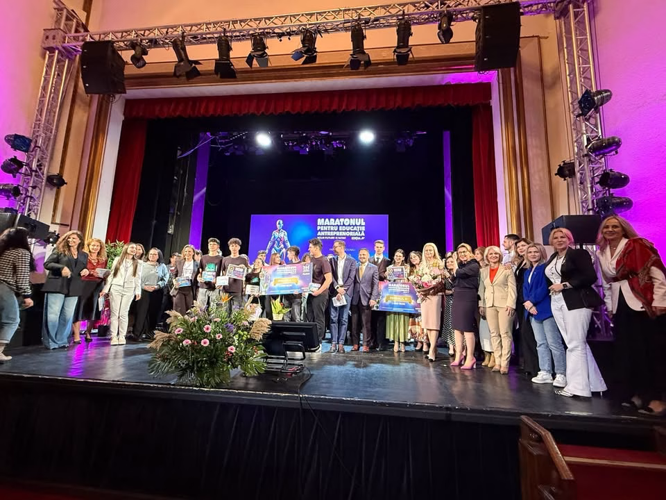 Maratonul pentru Educație Antreprenorială ajunge pentru prima dată în Mehedinți Maratonul pentru Educație Antreprenorială ajunge pentru prima dată în Mehedinți