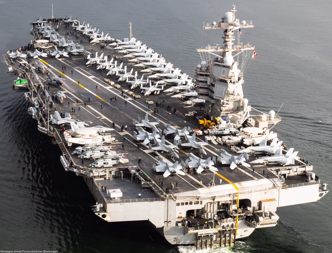 Celebrul portavion american USS Gerald R. Ford nevoit să plece in Creta pentru reparații după ce a fost avariat in războiul din Iran Celebrul portavion american USS Gerald R. Ford nevoit să plece in Creta pentru reparații după ce a fost avariat in războiul din Iran