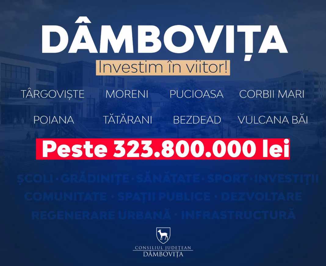 Șeful CJ Dâmbovița anunță 14 proiecte pentru județ Șeful CJ Dâmbovița anunță 14 proiecte pentru județ
