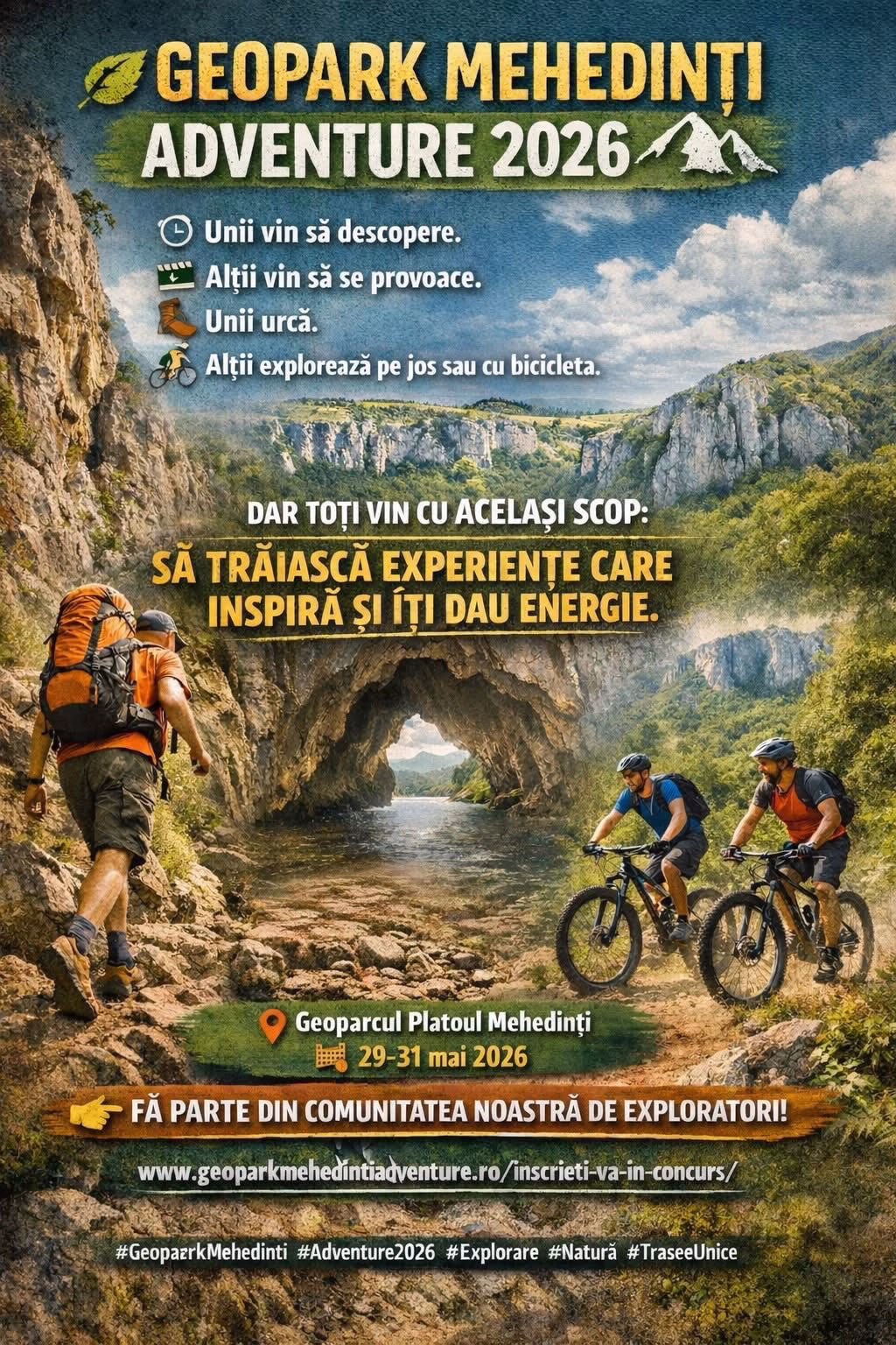 Geopark Mehedinți Adventure Geopark Mehedinți Adventure