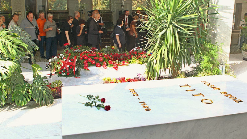 funeral of tito widow