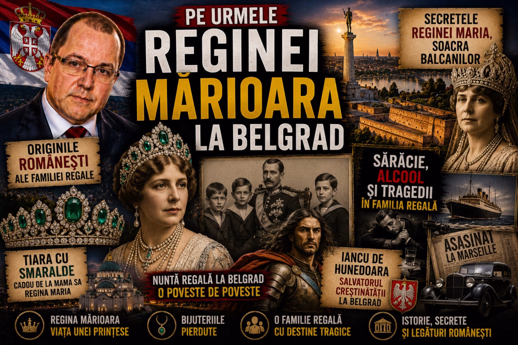 Pe urmele Mărioarei in Belgrad: Tiara cu smaralde, secretele mamei Regina Maria, sărăcie și alcool Pe urmele Mărioarei in Belgrad: Tiara cu smaralde, secretele mamei Regina Maria, sărăcie și alcool
